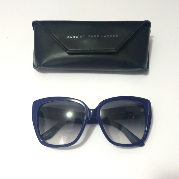 Marc by Marc Jacobs Sunglasses blue oversized - Picture 12 of 15